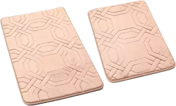 Комплект ковриков для ванной комнаты РМС 50х80 бежевый