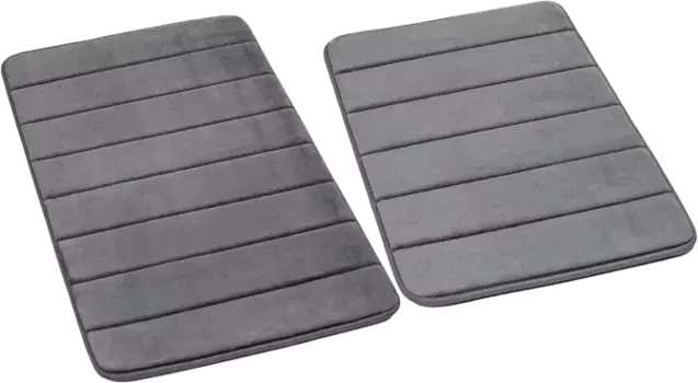 Комплект ковриков для ванной комнаты РМС 50х80 серый