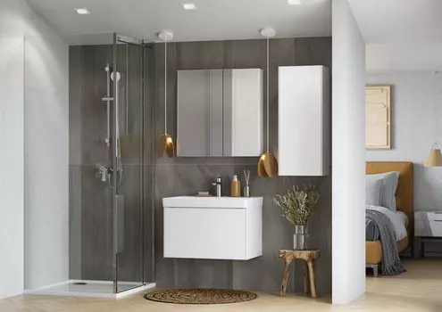 Комплект мебели Aquaton Асти 70 белый