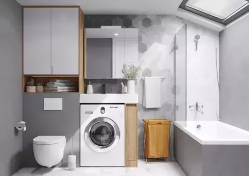 Комплект мебели Aquaton Лондри 20 светлое дерево