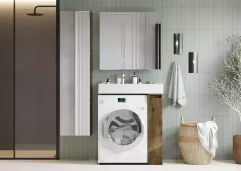 Комплект мебели Aquaton Лондри 20 светлое дерево