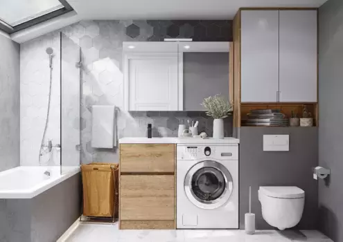 Комплект мебели Aquaton Лондри 60 светлое дерево