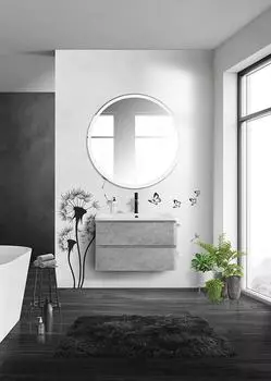 Комплект мебели BelBagno Albano 90 серый