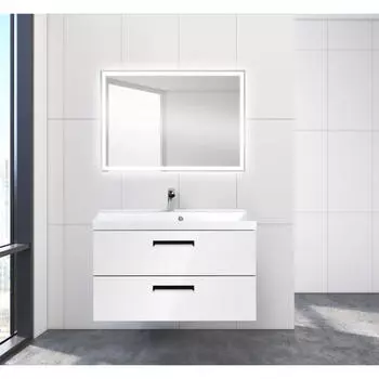 Комплект мебели Belbagno Aurora 90 белый