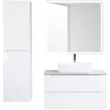 Комплект мебели BelBagno Etna 100 белый матовый