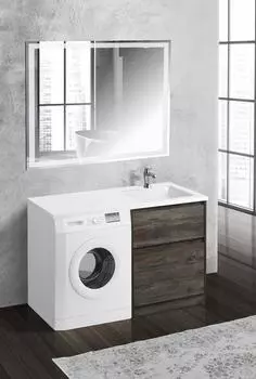 Комплект мебели Belbagno Kraft 120 темное дерево