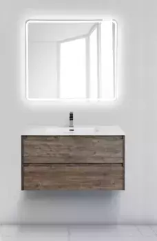 Комплект мебели BelBagno Kraft 80 темное дерево