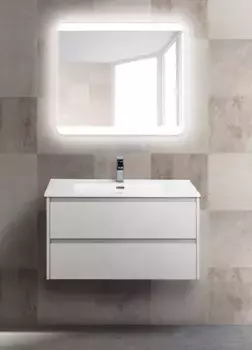 Комплект мебели BelBagno Kraft 90 белый матовый