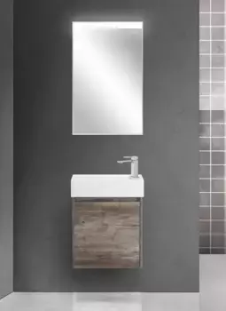 Комплект мебели Belbagno Kraft Mini 50 L темное дерево