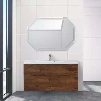 Комплект мебели BelBagno Marino 100 темное дерево