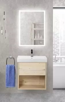 Комплект мебели BelBagno Neon 60 светлое дерево