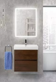 Комплект мебели BelBagno Neon 60 темное дерево