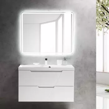 Комплект мебели BelBagno Vittoria 100 белый матовый