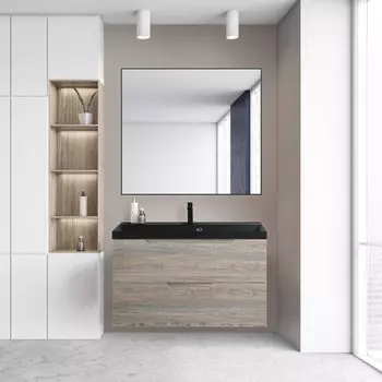 Комплект мебели BelBagno Vittoria 100 серый - коричневый