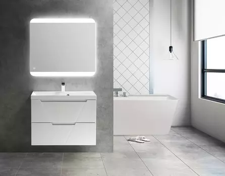 Комплект мебели BelBagno Vittoria 80 белый матовый