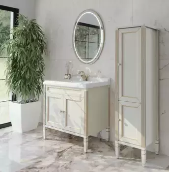 Комплект мебели Caprigo Albion 90 бежевый матовый