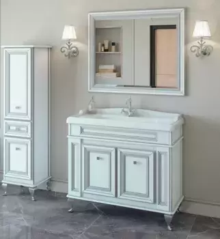 Комплект мебели Caprigo Fresco 100 белый матовый