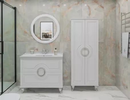 Комплект мебели Caprigo Valletta 100 белый матовый