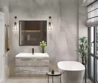 Комплект мебели Cezares Molveno 100х50 серый