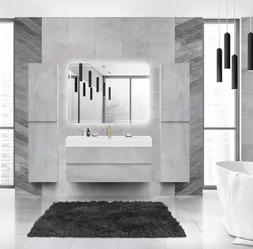 Комплект мебели Cezares Molveno 46 120х50 серый