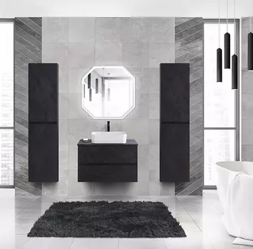 Комплект мебели Cezares Molveno 46 80х50 черная