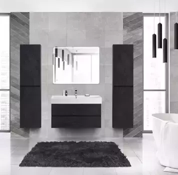 Комплект мебели Cezares Molveno 46х100 черный
