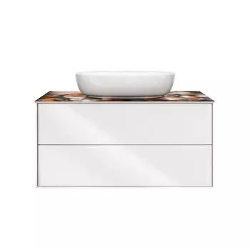 Комплект мебели Kerama Marazzi Plaza Modern 100 2 ящика белый