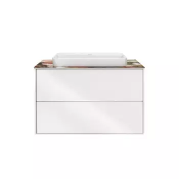 Комплект мебели Kerama Marazzi Plaza Modern 80 2 ящика белый