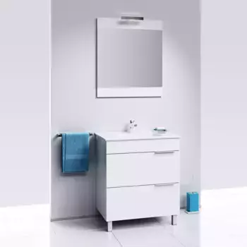 Мебель для ванной комнаты Aqwella Brig 75 напольная, белая