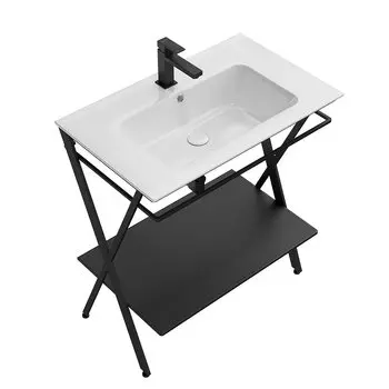 Комплект мебели напольный Kerama Marazzi Piano Next 75 черный матовый