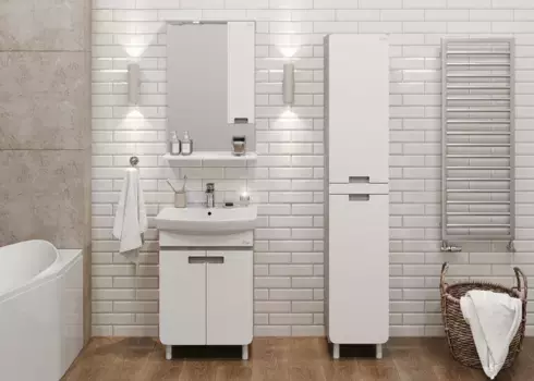 Комплект мебели Onika Харпер 50 белый/мешковина (105033)