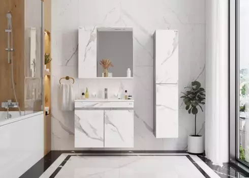 Комплект мебели Onika Марбл 75 мрамор/камень бетонный (107517)