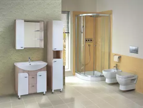 Комплект мебели Onika Стиль 75 белый - светлое дерево