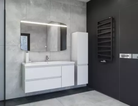 Комплект мебели подвесной Caprigo Forte 120 белый матовый