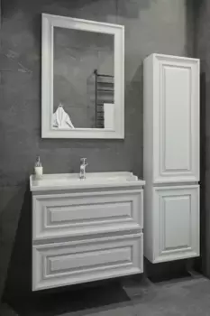 Комплект мебели подвесной Caprigo Ponza 70 белый матовый