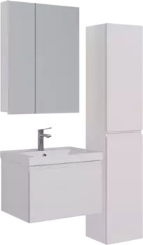 Комплект мебели подвесной Lemark Veon Mini 60 белый глянцевый
