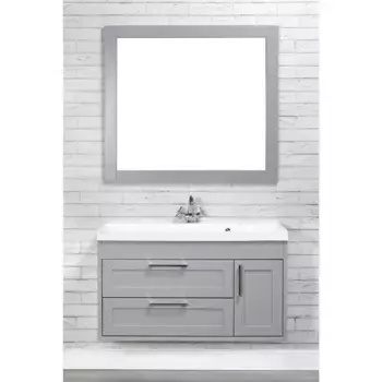 Комплект мебели подвесной ValenHouse Эйвори 100 серый