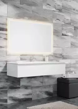 Комплект мебели Sanvit Авеню-1 120 белый глянец