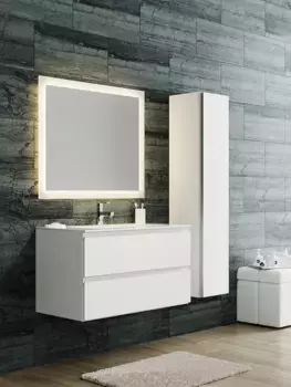 Комплект мебели Sanvit Авеню-2 90 белый глянец