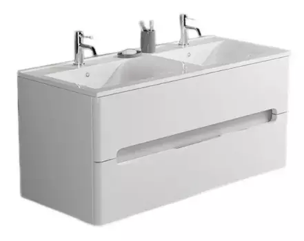 Комплект мебели Sanvit Форма 120 белый глянец