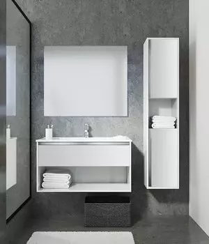 Комплект мебели Sanvit Контур 70 белый глянец