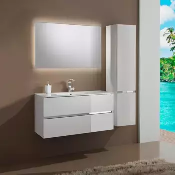 Комплект мебели Sanvit Кубэ-2 60 белый глянец