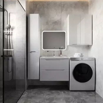 Комплект мебели Style Line Марелла 70 белый глянцевый