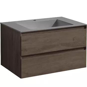 Комплект мебели Vincea Luka 80 серо-коричневая