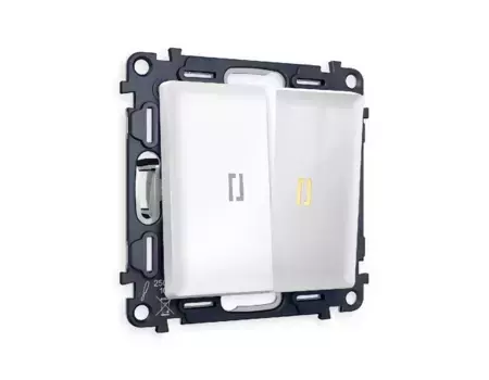 Комплект механизма 2-кл выключателя с подсветкой Ambrella Volt Alfa MA104010