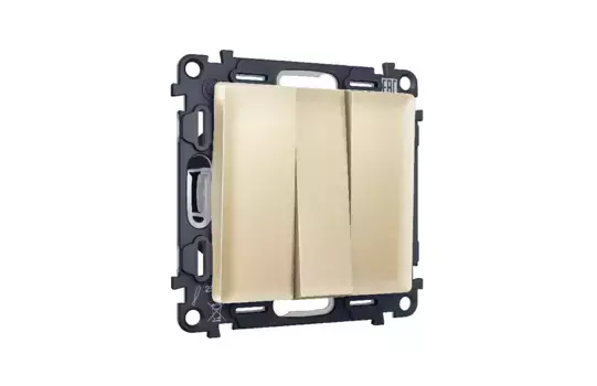 Комплект механизма 3-кл выключателя Ambrella Volt Alfa MA605010