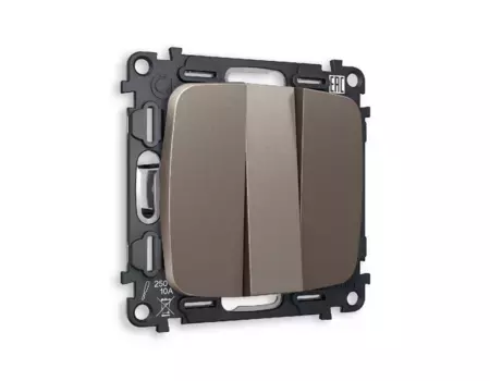 Комплект механизма 3-кл выключателя Ambrella Volt Omega MO635010