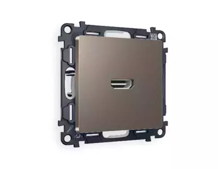 Комплект механизма розетки HDMI 2.0 40V/500mA 2.0GHz 5-18Gbit/s Ambrella Volt Alfa MA644010