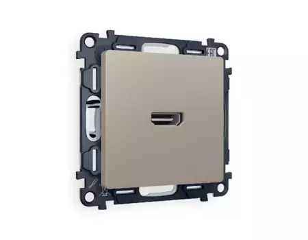 Комплект механизма розетки HDMI 2.0 40V/500mA 2.0GHz 5-18Gbit/s Ambrella Volt Alfa MA374010