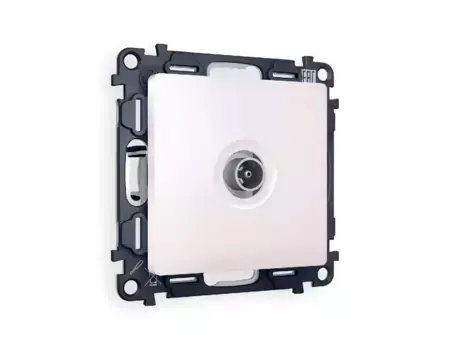 Комплект механизма TV розетки проходной 5-1000 MHz 4dB Ambrella Volt Alfa MA213030